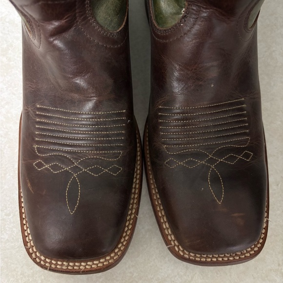 Cody James Brown and Green Western Boots - Picture 3 of 4